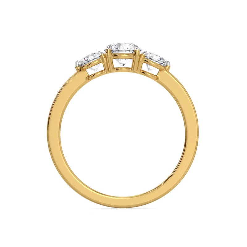 Eterna Trio Lab Grown Diamond Ring 9KT