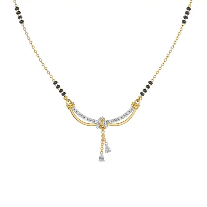 Eternal Knot Lab Grown Diamond Mangalsutra