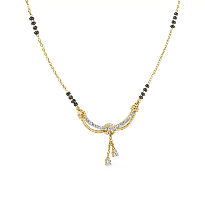 Eternal Knot Lab Grown Diamond Mangalsutra