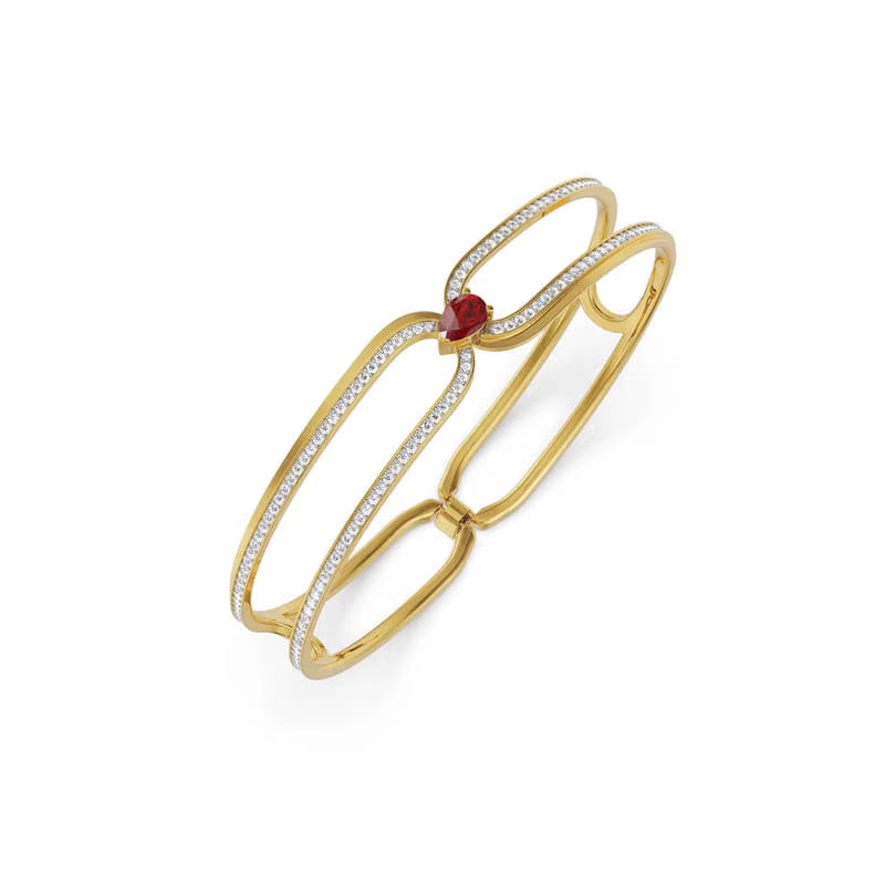 Ethereal Ruby Lab Grown Diamond Bracelet