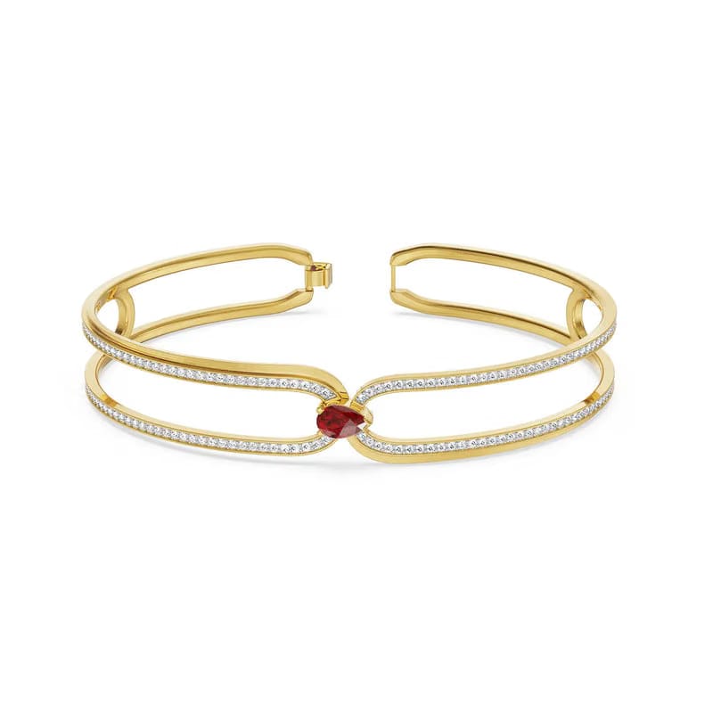Ethereal Ruby Lab Grown Diamond Bracelet
