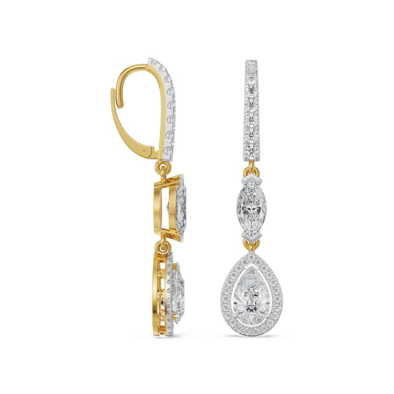 Euphoric Lab Grown Diamond Drop Earrings 9KT
