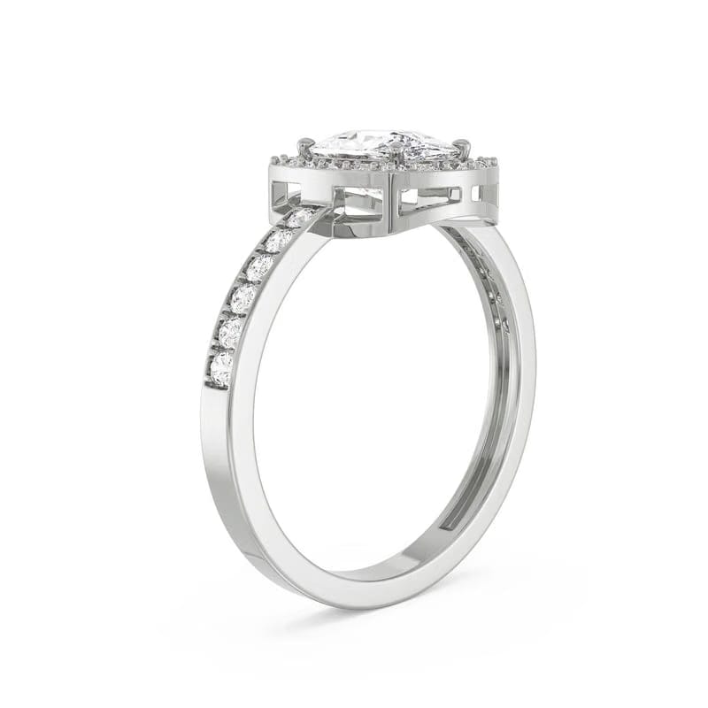 Exquisite Cushion Lab Grown Diamond Sparkle Ring