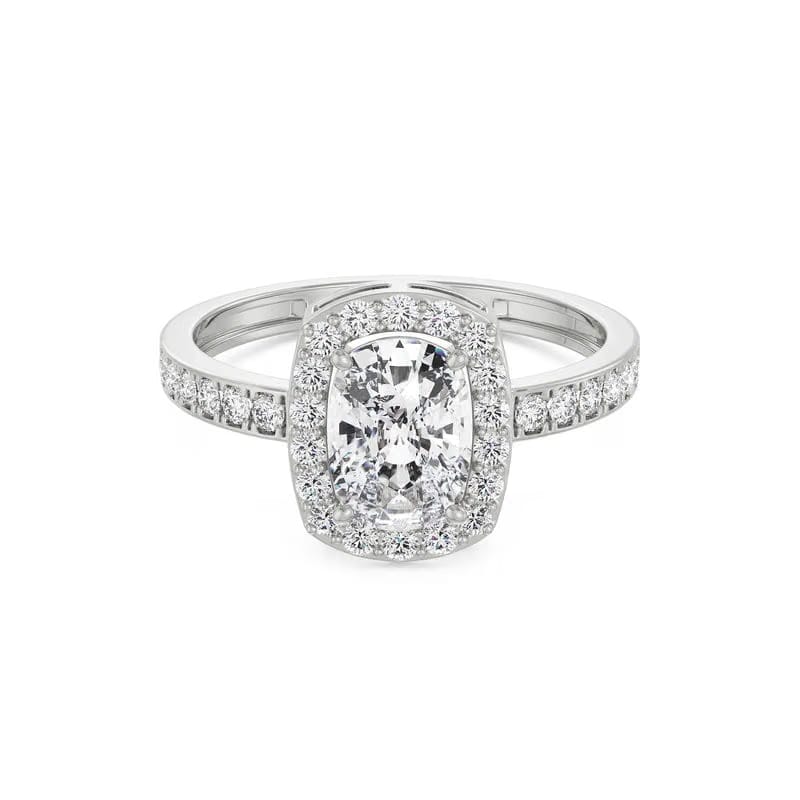Exquisite Cushion Lab Grown Diamond Sparkle Ring_in-stock