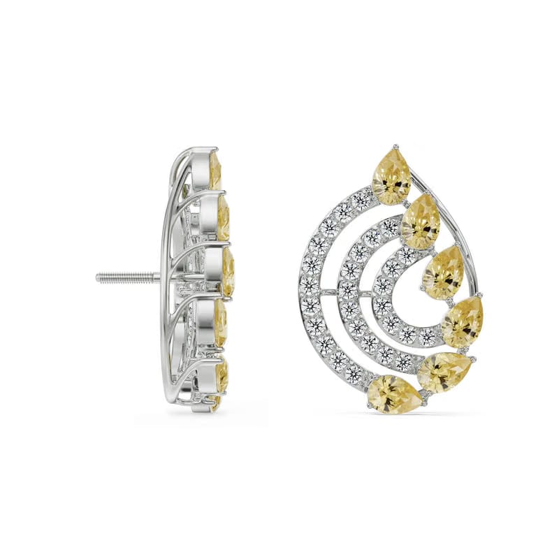 Fiery Festive Lab Grown Diamond Studs