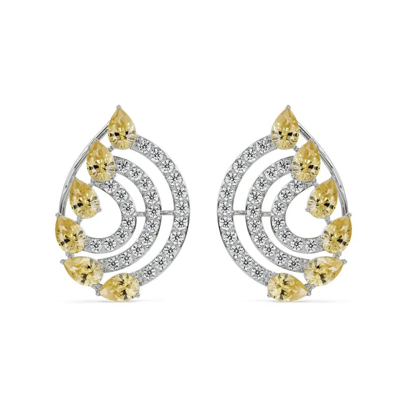 Fiery Festive Lab Grown Diamond Studs_in-stock