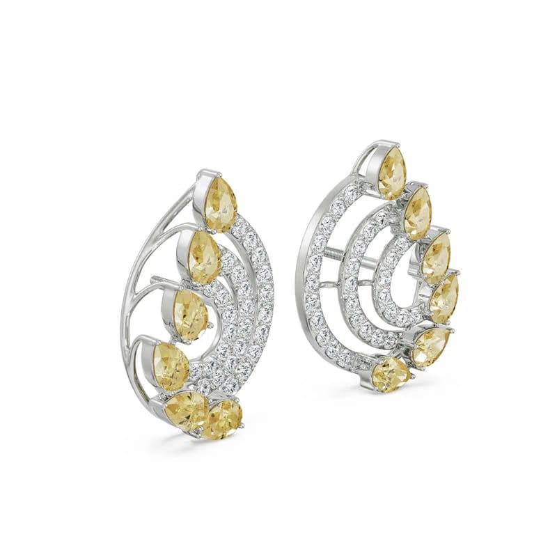 Fiery Festive Lab Grown Diamond Studs_in-stock