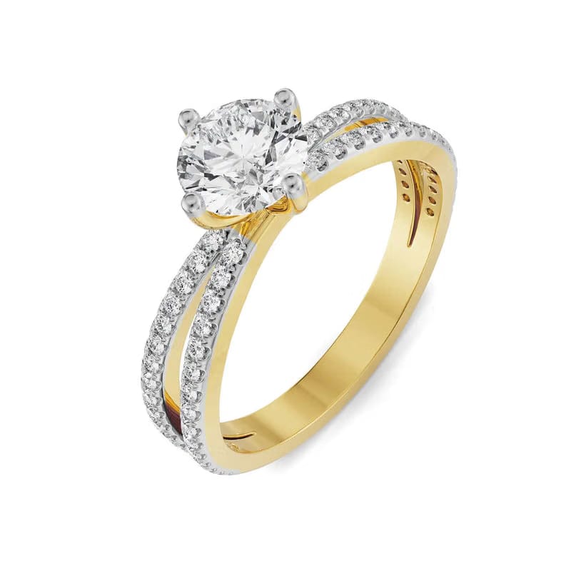 Finley Lab Diamond Solitaire Engagement Ring