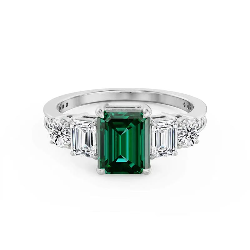 Five Solitaire Lab Grown Diamond Ring