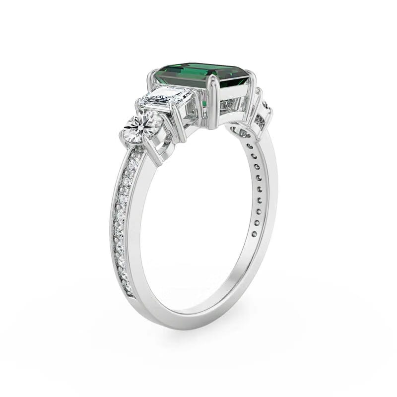 Five Solitaire Lab Grown Diamond Ring