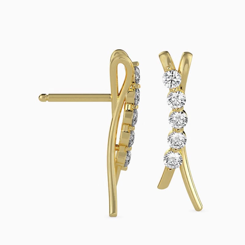 Five Star Diamond Earrings