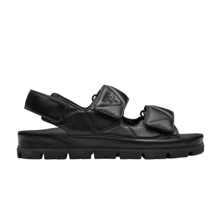 Prada Wmns Padded Nappa Sandal 'Black'
