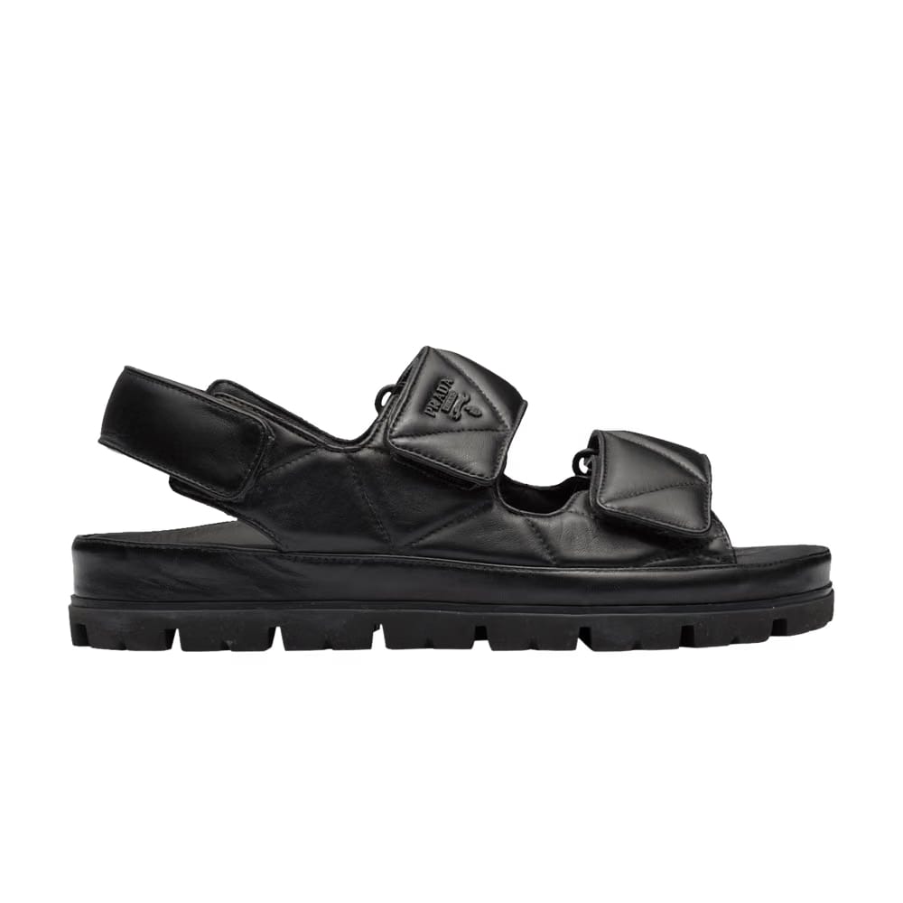 Prada Wmns Padded Nappa Sandal 'Black'