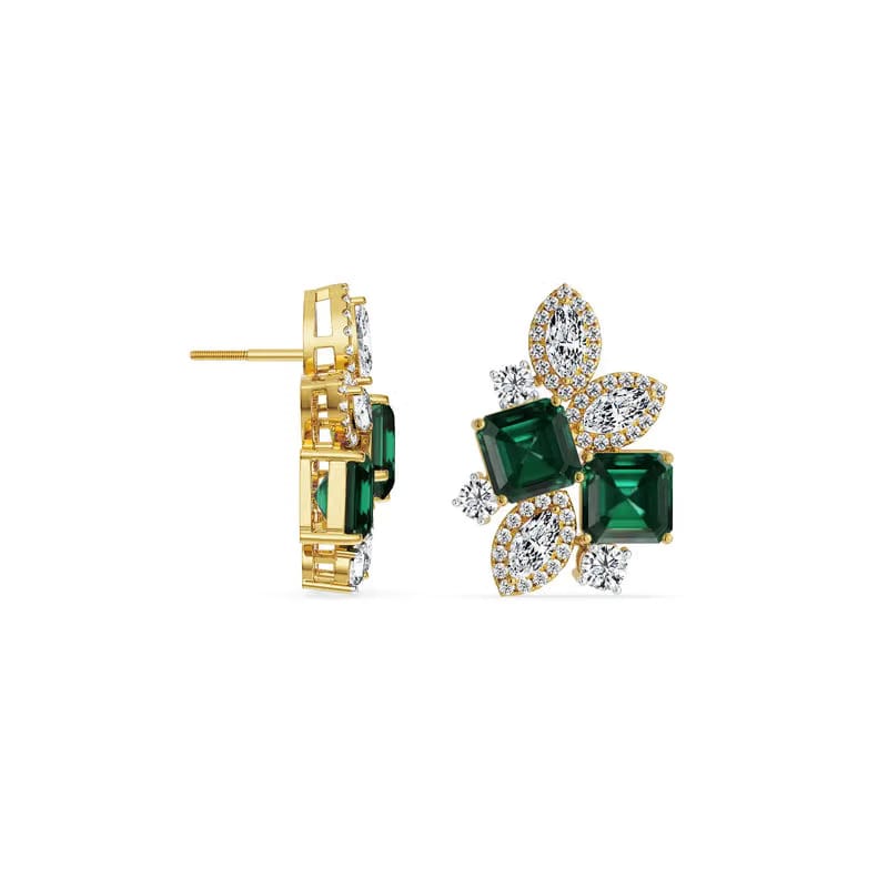 Fleur de Luxe Lab Grown Diamond Earrings