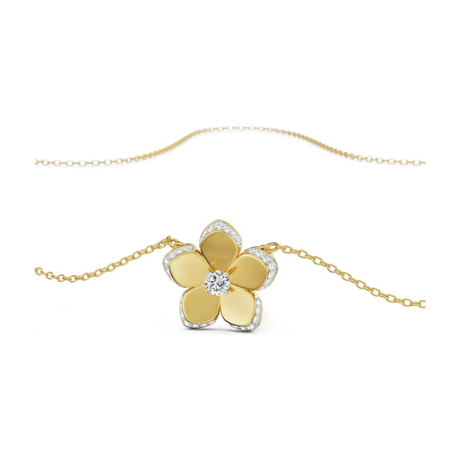 Flora Blooming Diamond Necklace_in_stock