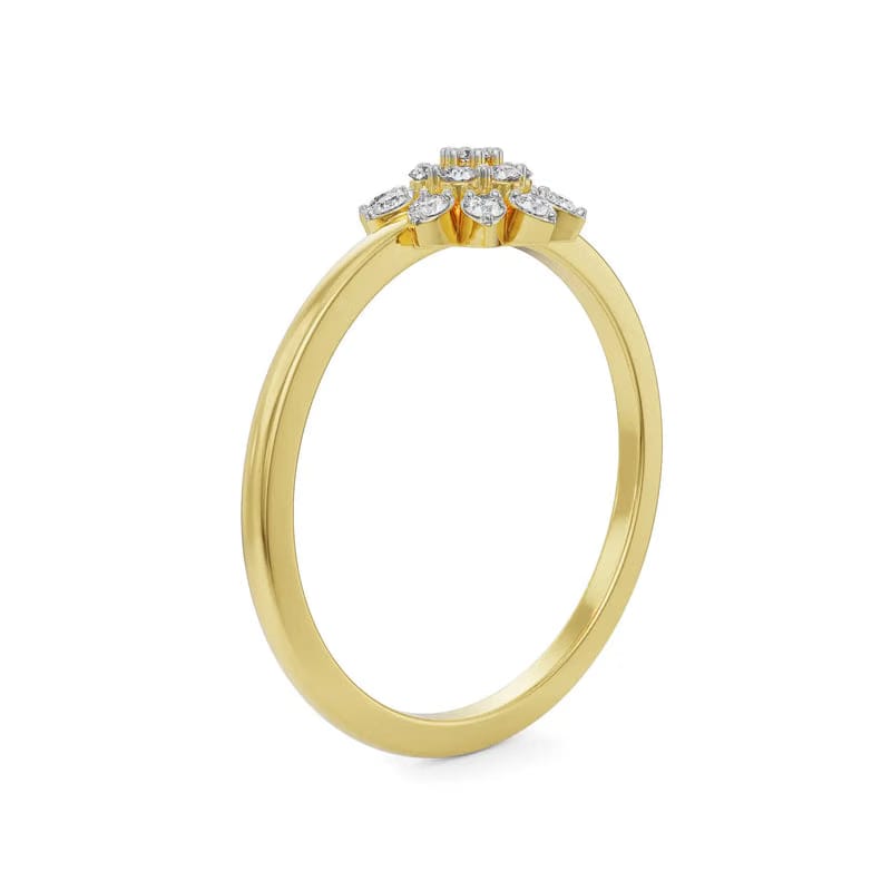 Floral Blooming Lab Grown Diamond Ring