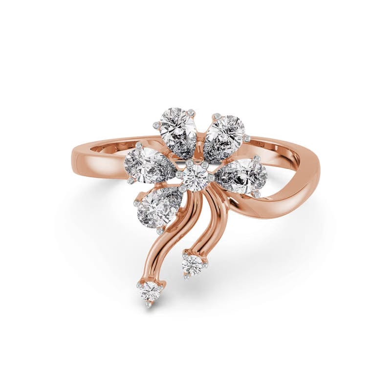 Floral Fantasy Lab Grown Diamond Ring