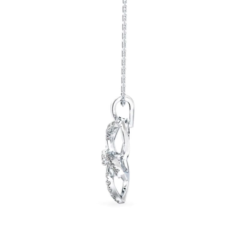Floral Flourish Lab Grown Diamond Pendant 9KT