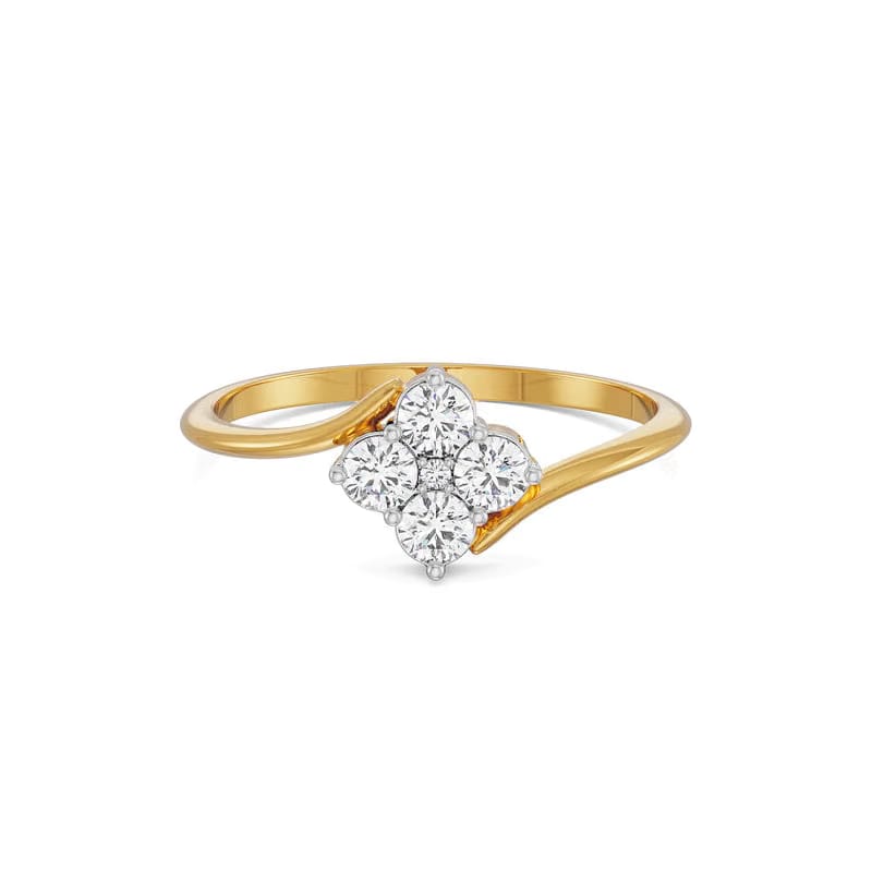 Fourfold Lab Grown Diamond Sparkle Ring
