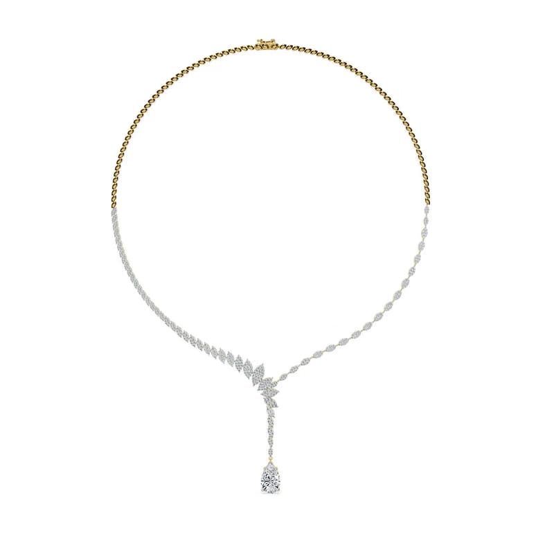 Frostfall Vine Lab Grown Diamond Necklace
