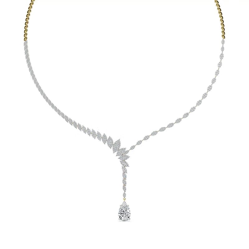 Frostfall Vine Lab Grown Diamond Necklace 9KT