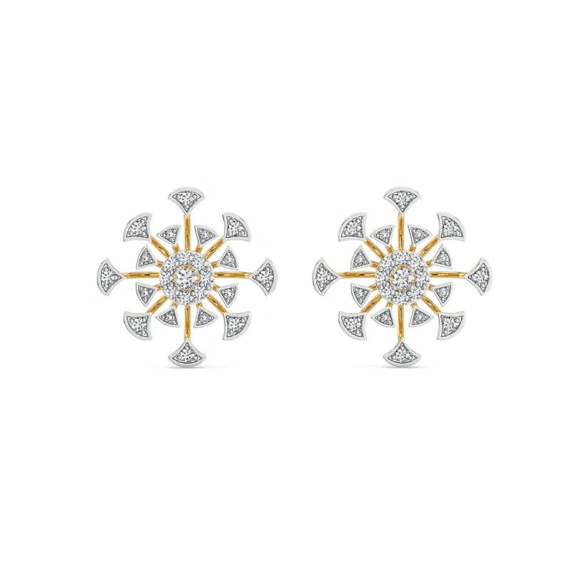 Galaxy Blossom Lab Grown Diamond Earrings