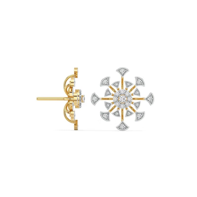 Galaxy Blossom Lab Grown Diamond Earrings