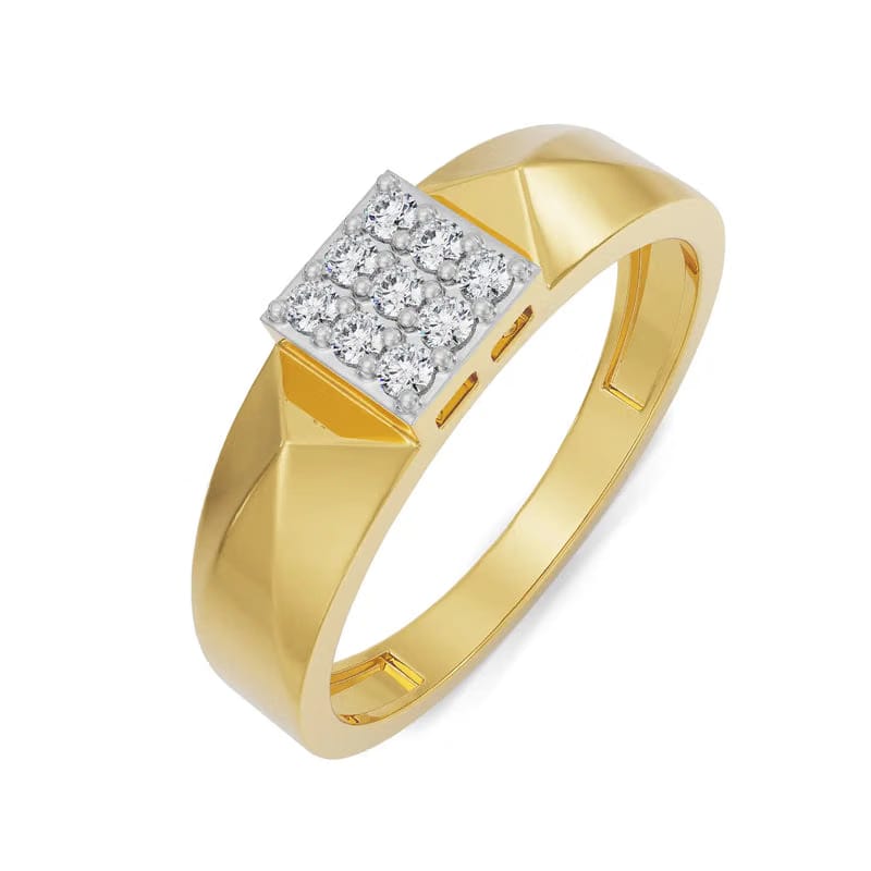 Geneva Lab Grown Diamond Ring for Him 9KT