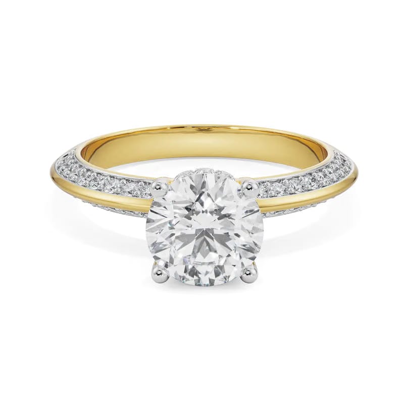 Georgia Round Lab Grown Diamond Ring