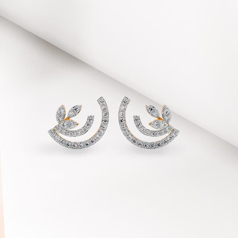 Glamorous Lab Grown Diamond Earrings