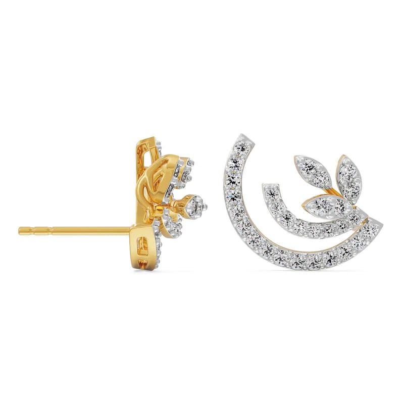 Glamorous Lab Grown Diamond Earrings 9KT