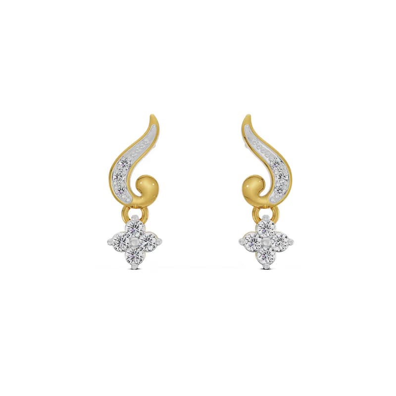 Gleaming Akira Lab Grown Diamond Earrings