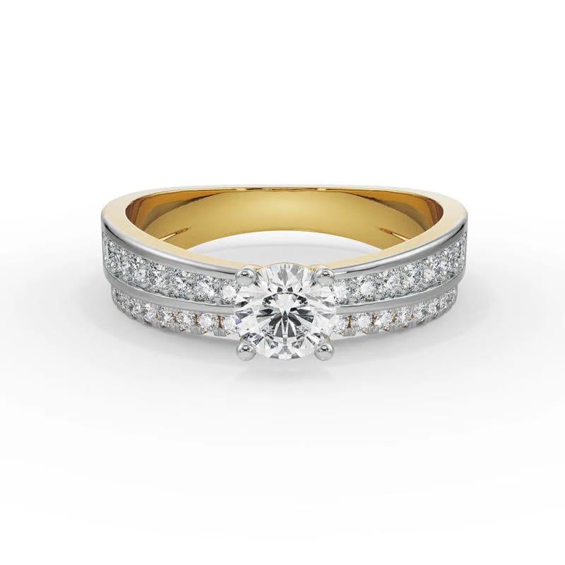 Gleaming Bridal Lab Diamond Engagement Set