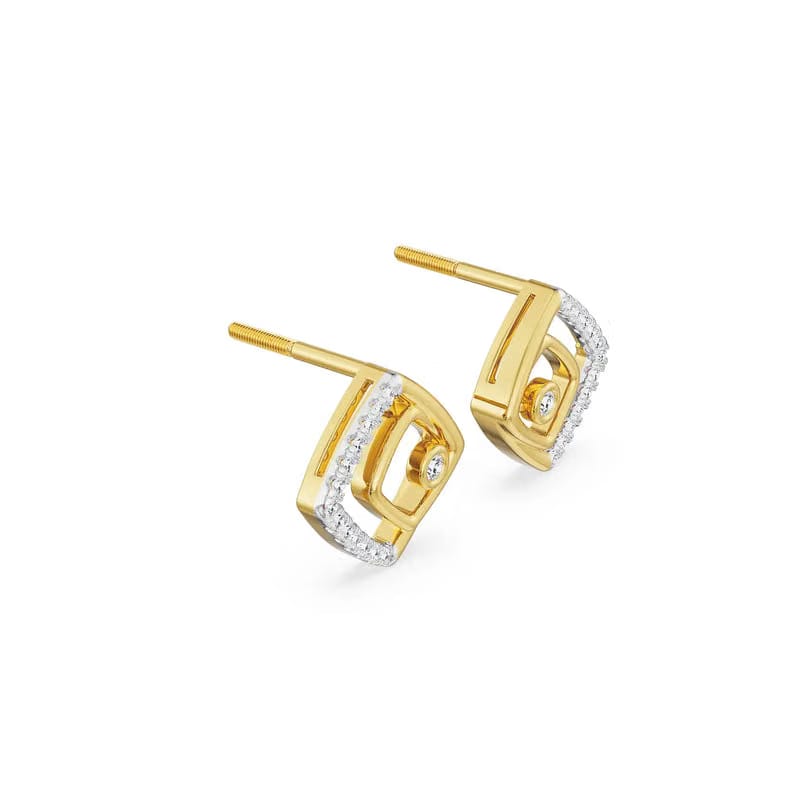 Glimmering Maze Lab Diamond Pendant Set