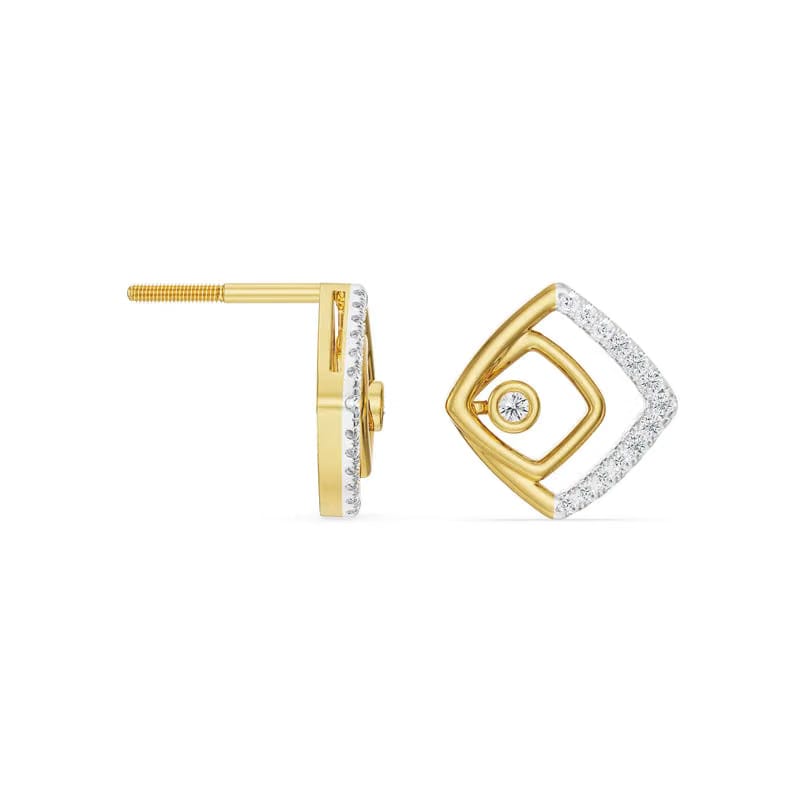 Glimmering Maze Lab Diamond Pendant Set