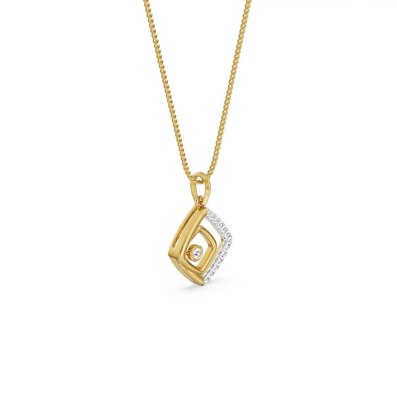 Glimmering Maze Lab Grown Diamond Pendant
