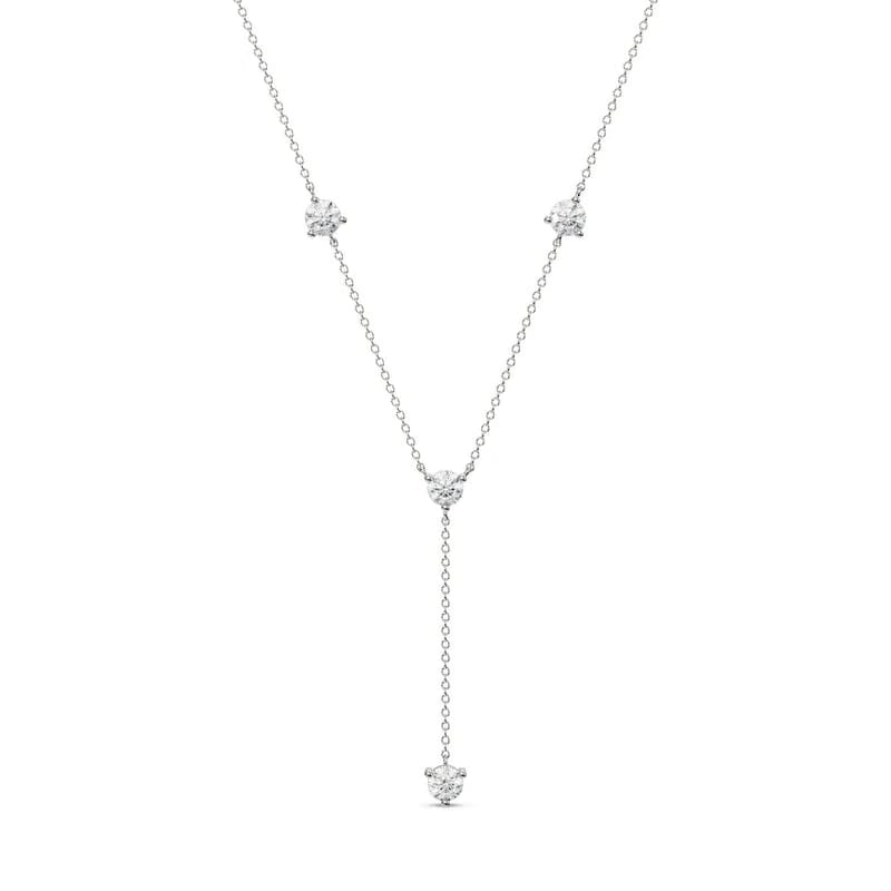 Golden Grace Y Lab Grown Diamond Necklace 9KT
