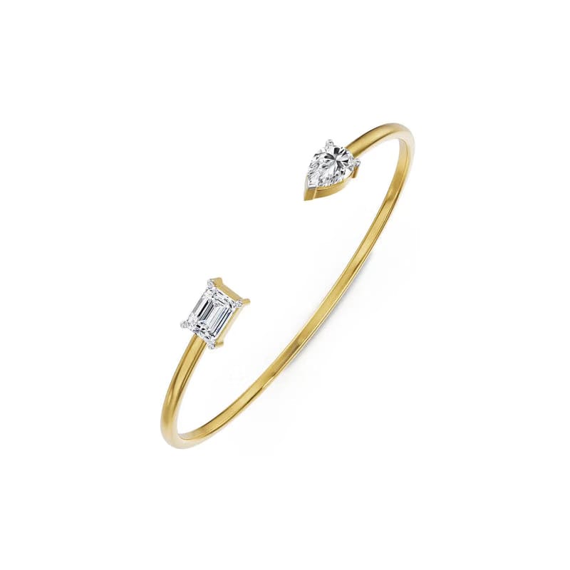 Golden Muse Lab Grown Diamond Bangle