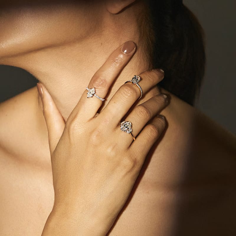 Half Moon Accent Lab Grown Diamond Ring_in-stock
