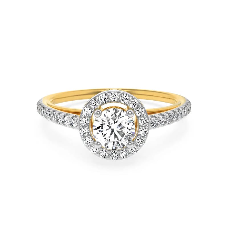 Halo Round Lab Grown Diamond Ring