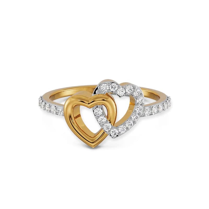 Harmony of Heart Lab Grown Diamond Ring 9KT