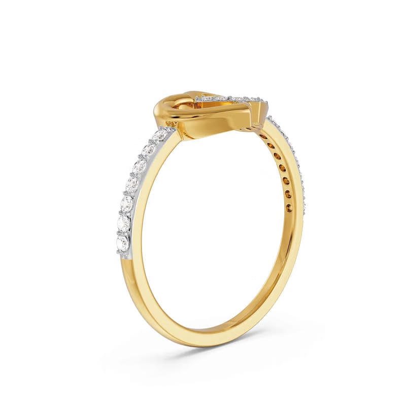 Harmony of Heart Lab Grown Diamond Ring 9KT
