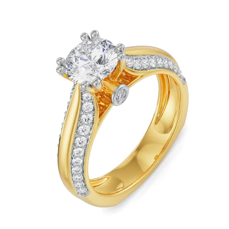 Harper Round Lab Grown Diamond Ring