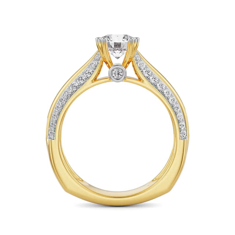 Harper Round Lab Grown Diamond Ring