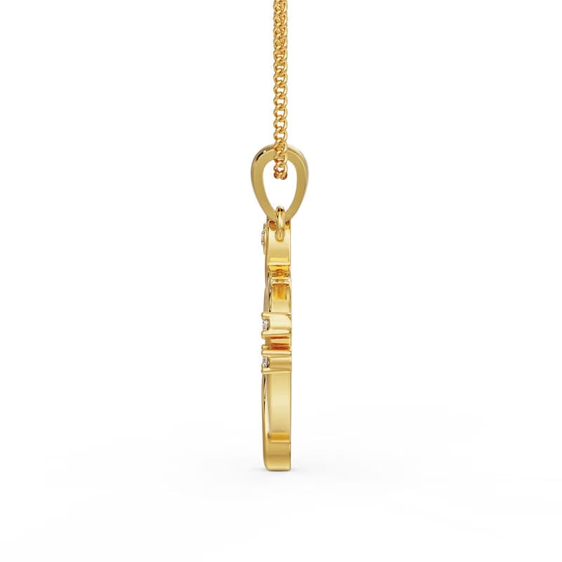 Heart Beat Lab Grown Diamond Pendant