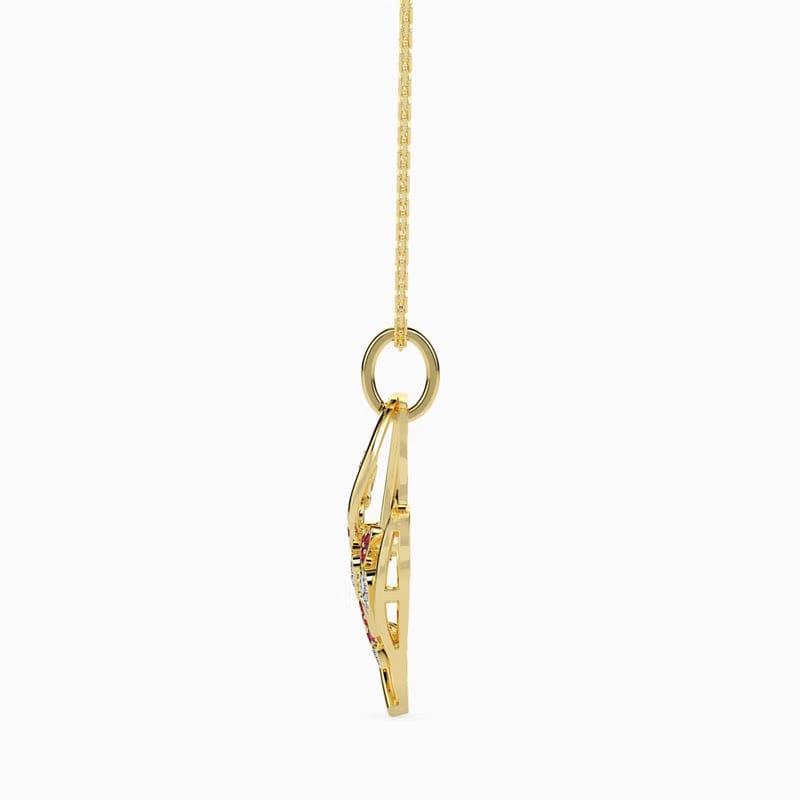 Heart Mosaic Lab Grown Diamond Pendant