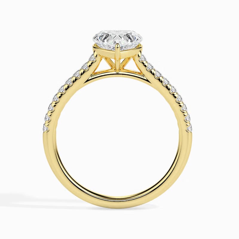 Heartfelt Solitaire Diamond Ring