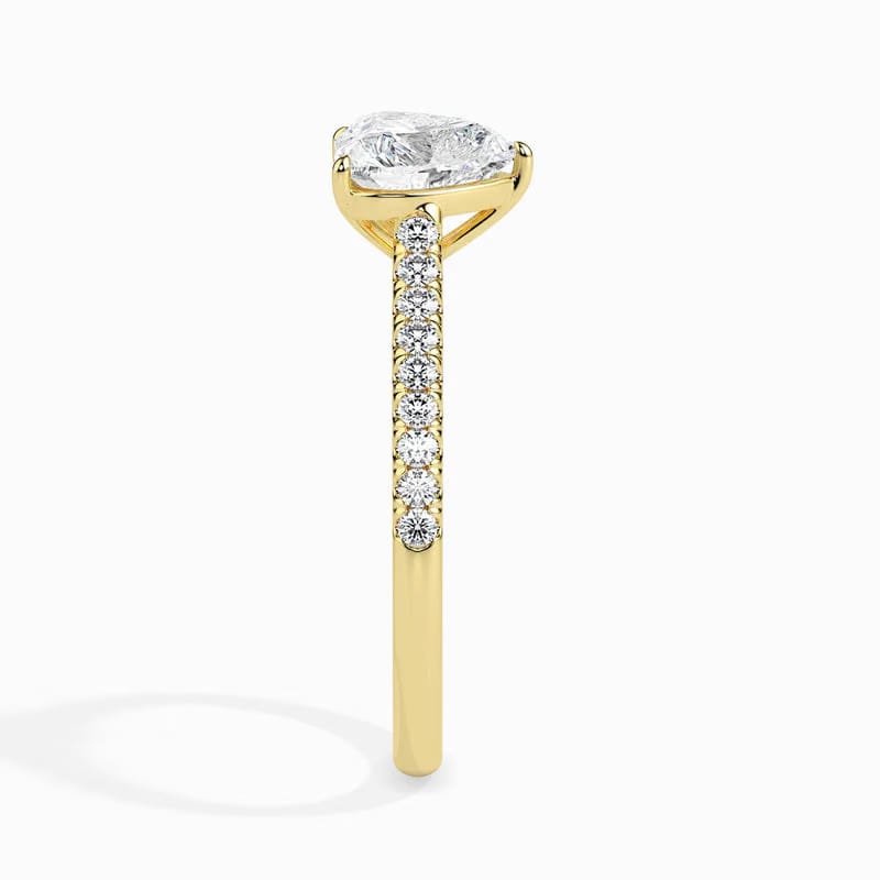 Heartfelt Solitaire Diamond Ring