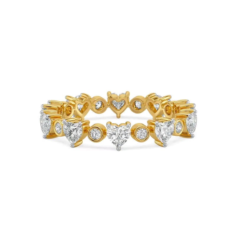 Hearts Aglow Lab Grown Diamond Ring