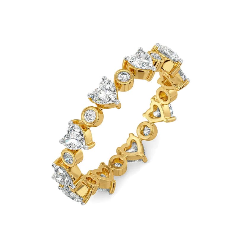 Hearts Aglow Lab Grown Diamond Ring